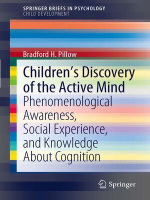cover image of Children's Discovery of the Active Mind